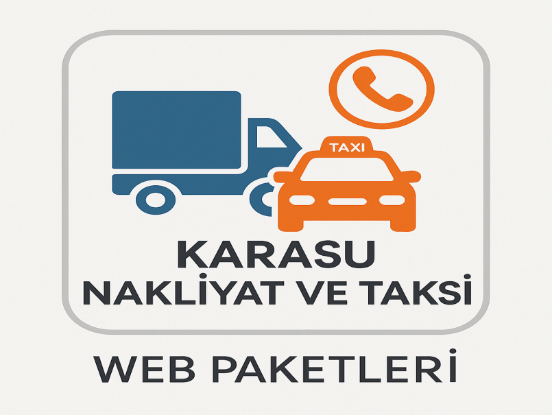 Karasu Nakliyat ve Taksi Web Paketleri